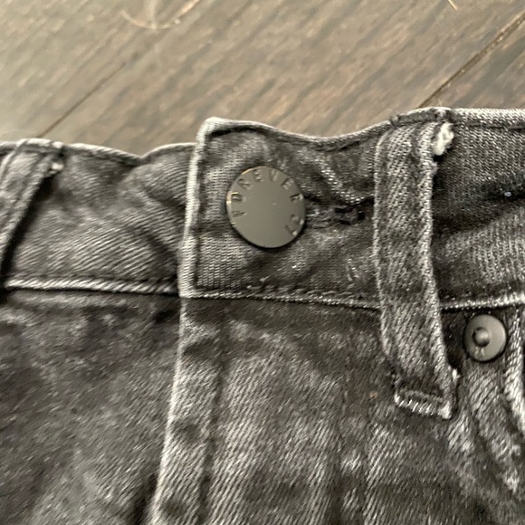 forever 21 black shorts high rise - Picture 2 of 5